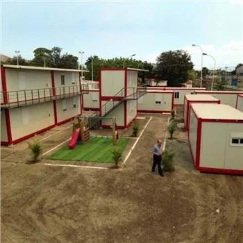 Płaski kontener domy dla uchodźców